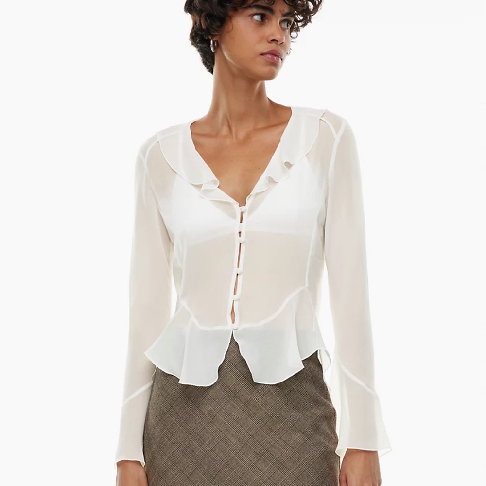 BNWT Aritzia Wilfred Castelo Blouse Size M